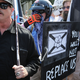 Hundreds of white nationalists, neo-Nazis and members of the “alt-right” march down East Market Street toward Emancipation Park during the United the Right rally Aug. 12, 2017, in Charlottesville, Va.